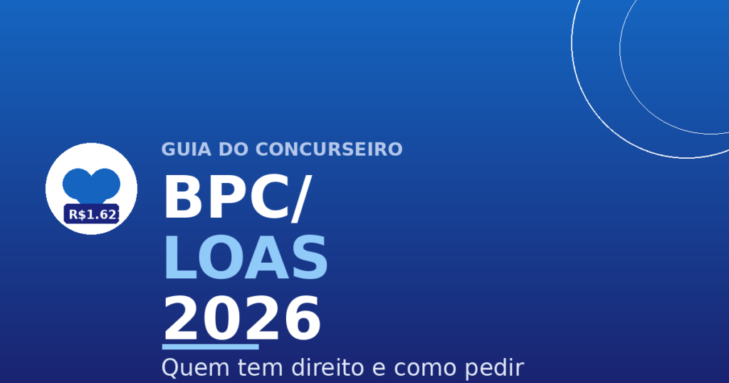 BPC LOAS 2026 quem tem direito e como solicitar
